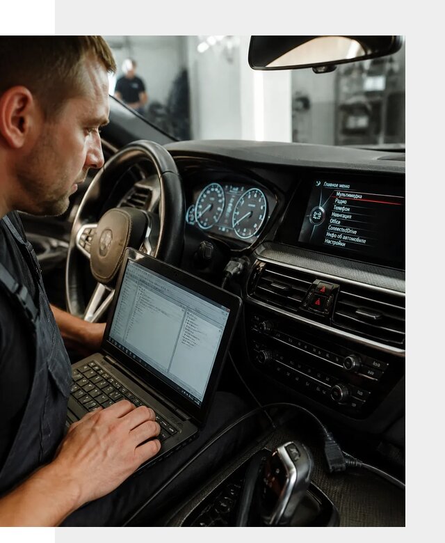 Русификация приборной панели BMW для авто в Топках от компании