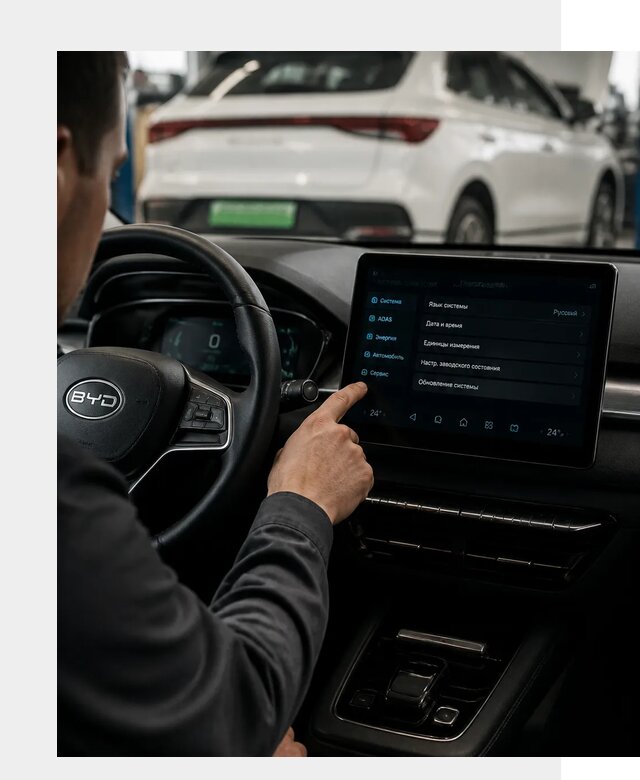 Русификация BYD E2 в Топках от 15098 р. | ФастМобиль-Тпк под ключ