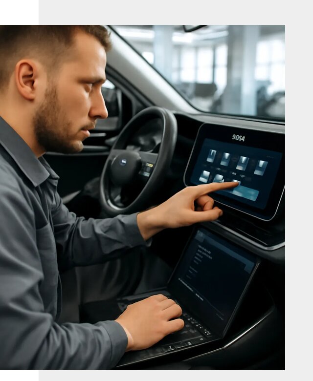 Установка приложений и сервисов Jetour в автомобиле в Топках