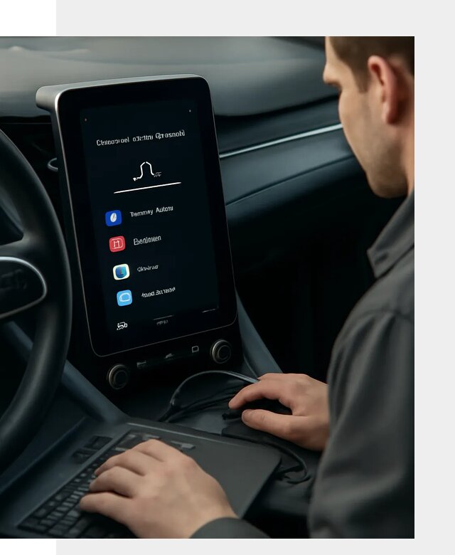 Установка приложений Lynk Co на автомобиль в Топках