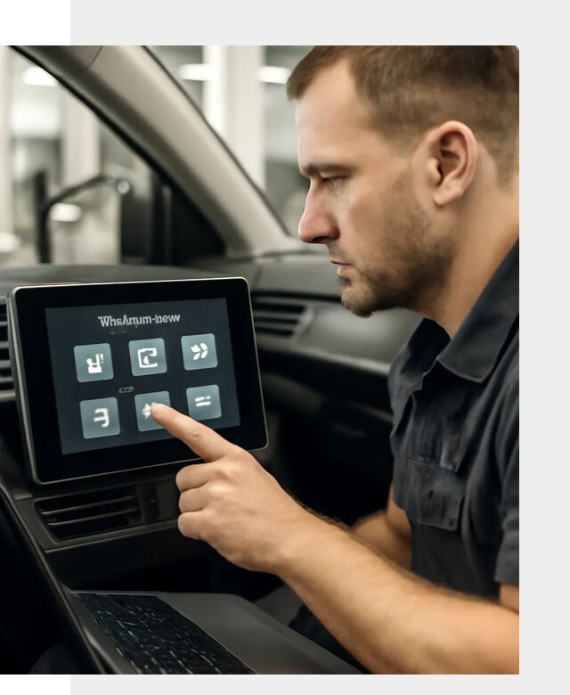 Установка приложений в автомобиль под ключ в Топках
