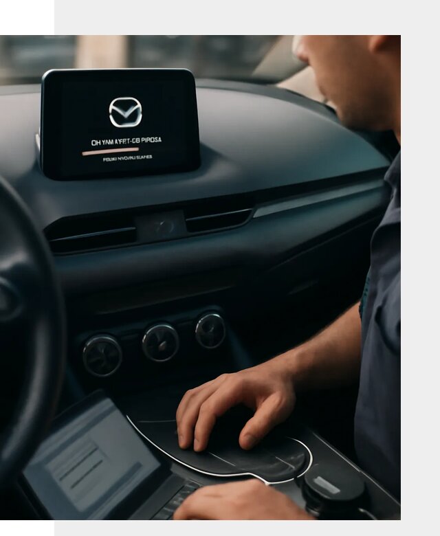 Установка приложений Mazda на мультимедийную систему в Топках